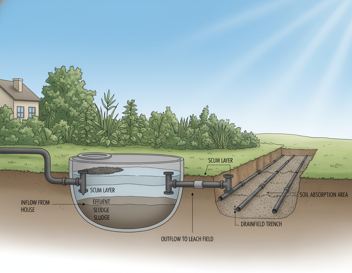Get The Information About Septic Pumping: Baffles, Tees, And Their Role