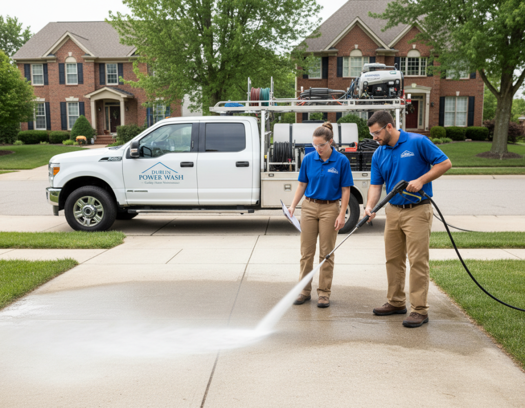 Pressure Washing Near Me In Dublin OH: Fence Cleaning That Restores Curb Appeal