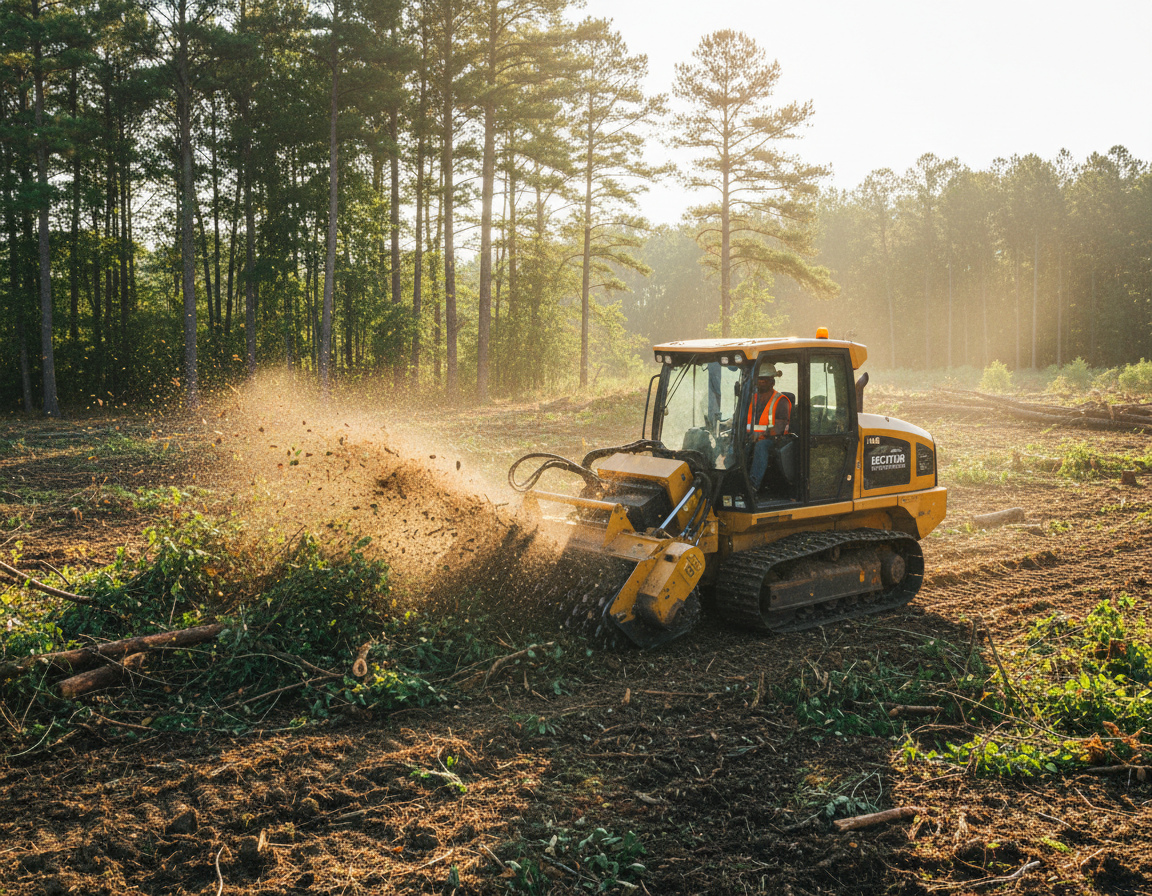 Land Clearing In Tyler TX For Site Preparation And Development