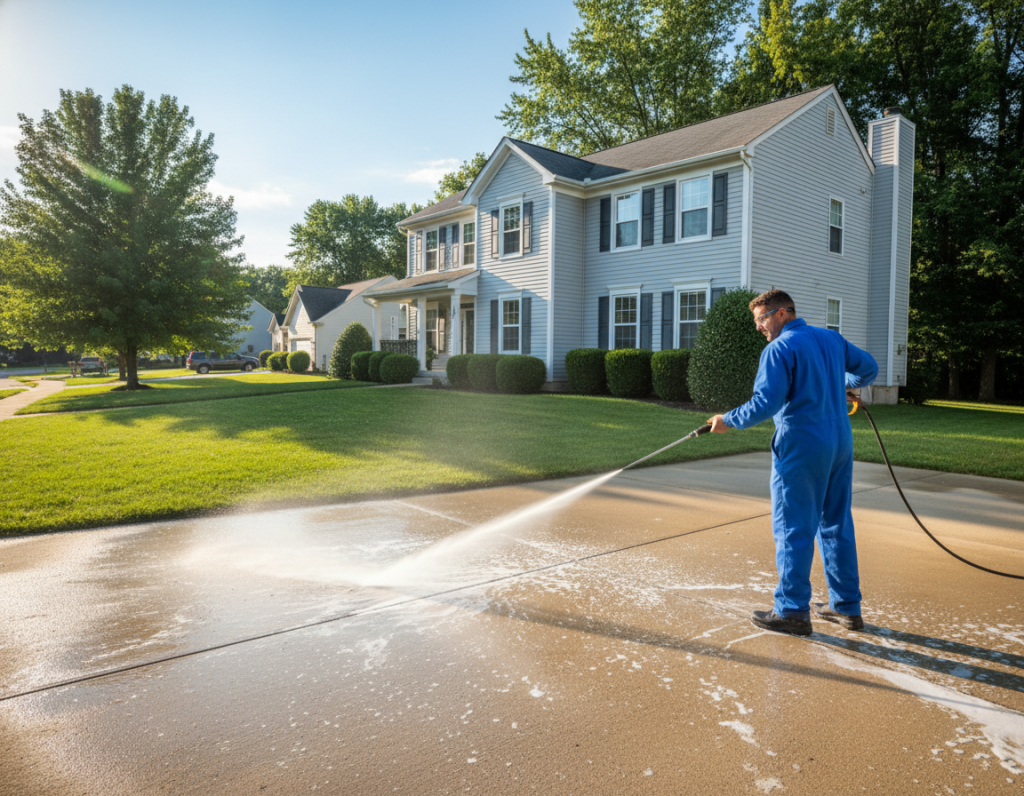 Pressure Washing Cement Board Siding Hilliard Oh