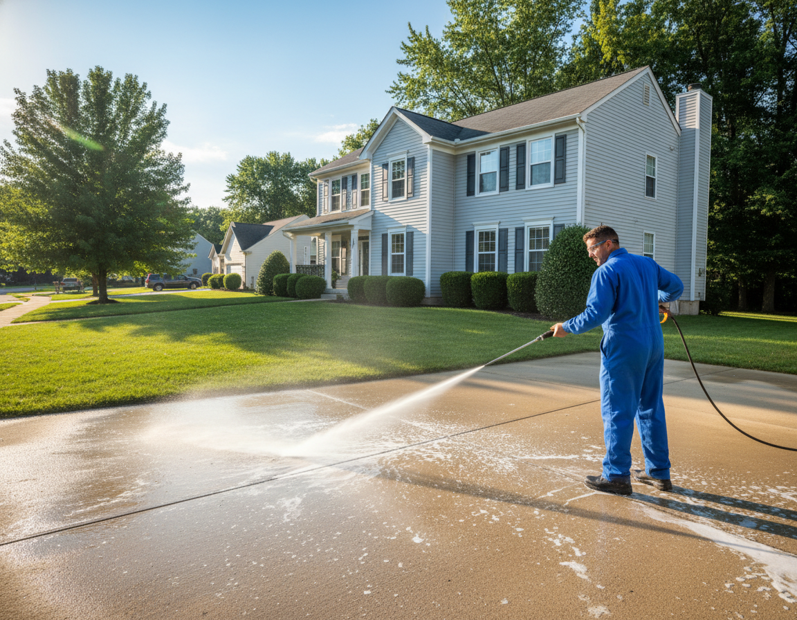 Pressure Washing Cement Board Siding Hilliard Oh