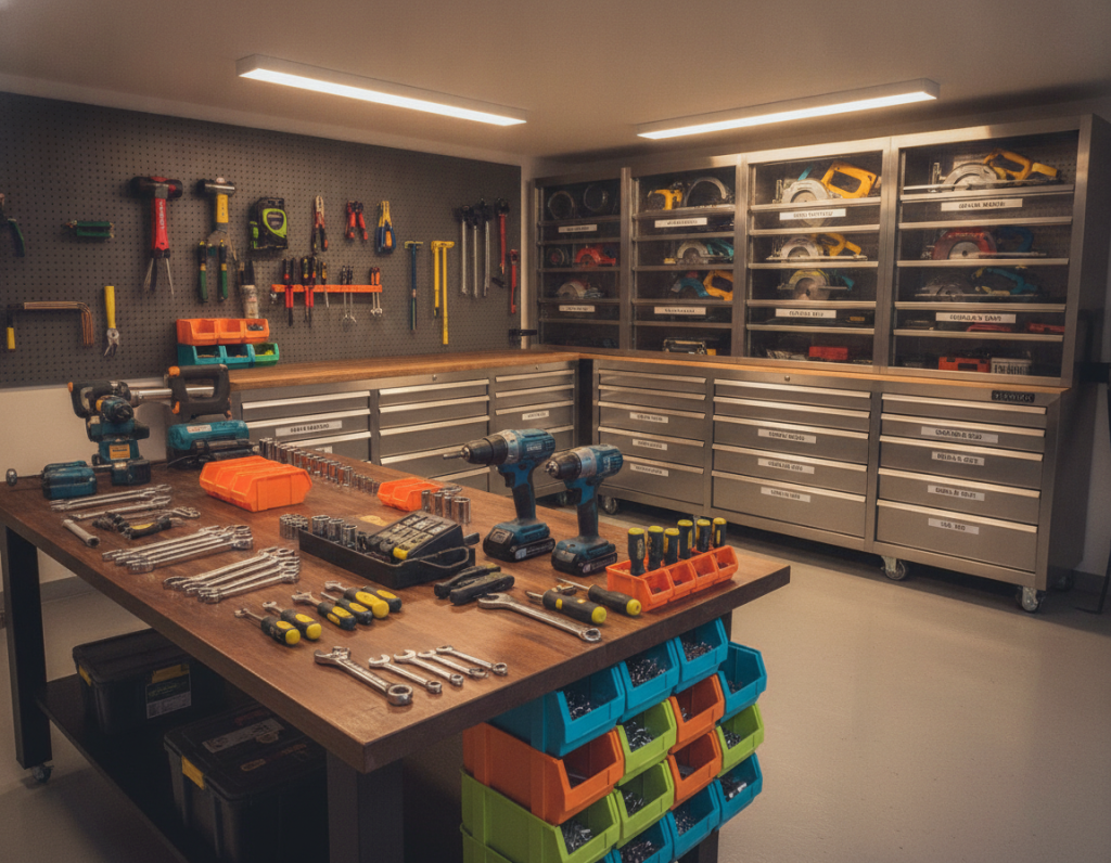Garage Workshop Organization