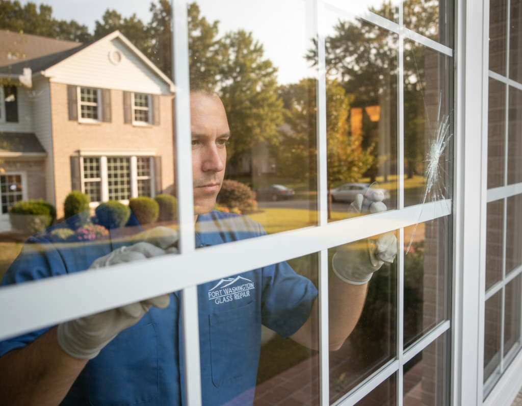 Commercial Broken Glass Door Repair Fort Washington